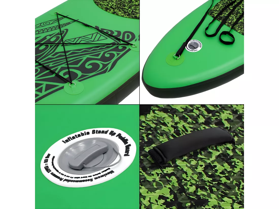 Stand up paddle board SUP gonflable Makani vert 320cm ECD Germany