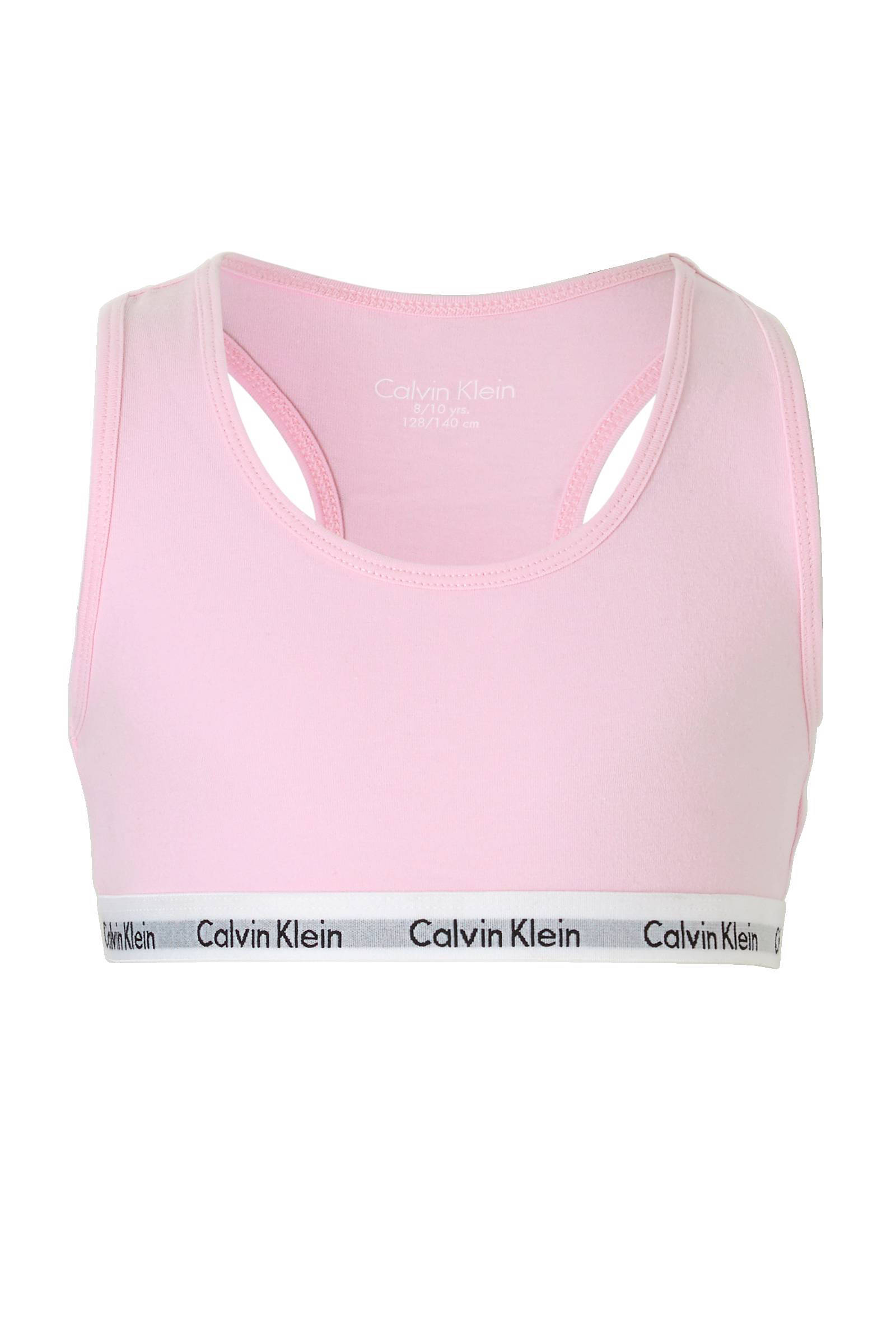 Calvin Klein bh top - set van 2 roze/grijs melange