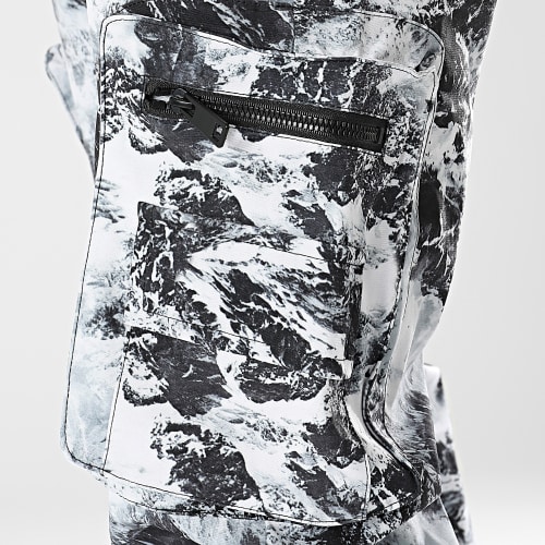 Pantalon Cargo Blanc Camouflage