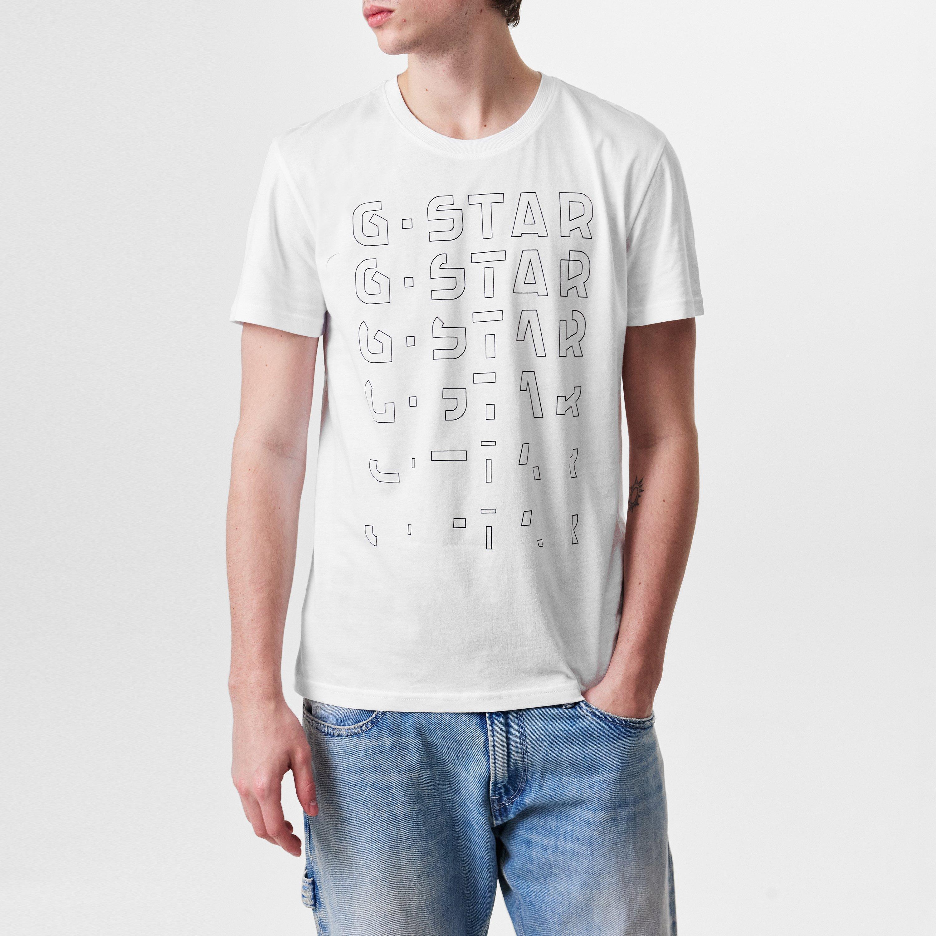 G Star Gradient Graphic T Shirt