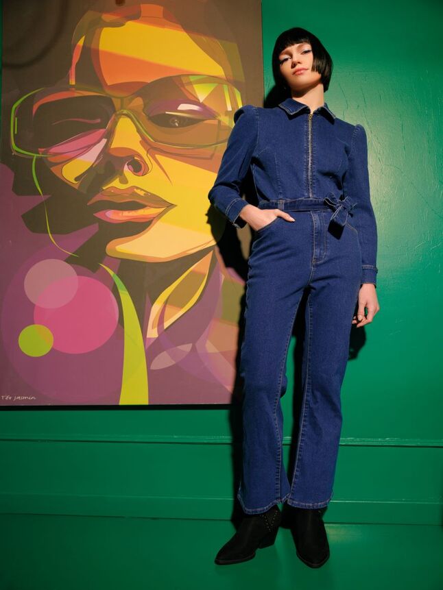Combipantalon en denim