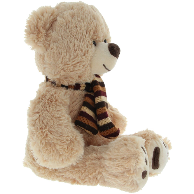 Besttoy - Plüsch-Bär mit Schal - beige - ca. 30 cm