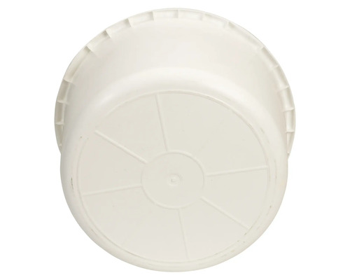 Ronde witte PE mortelkuip met handgrepen, 90 l