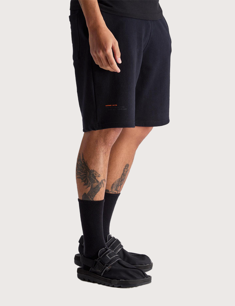 GERTRUDE&GASTON SHORT DROIT MOLLETON HOMME YANN NOIR