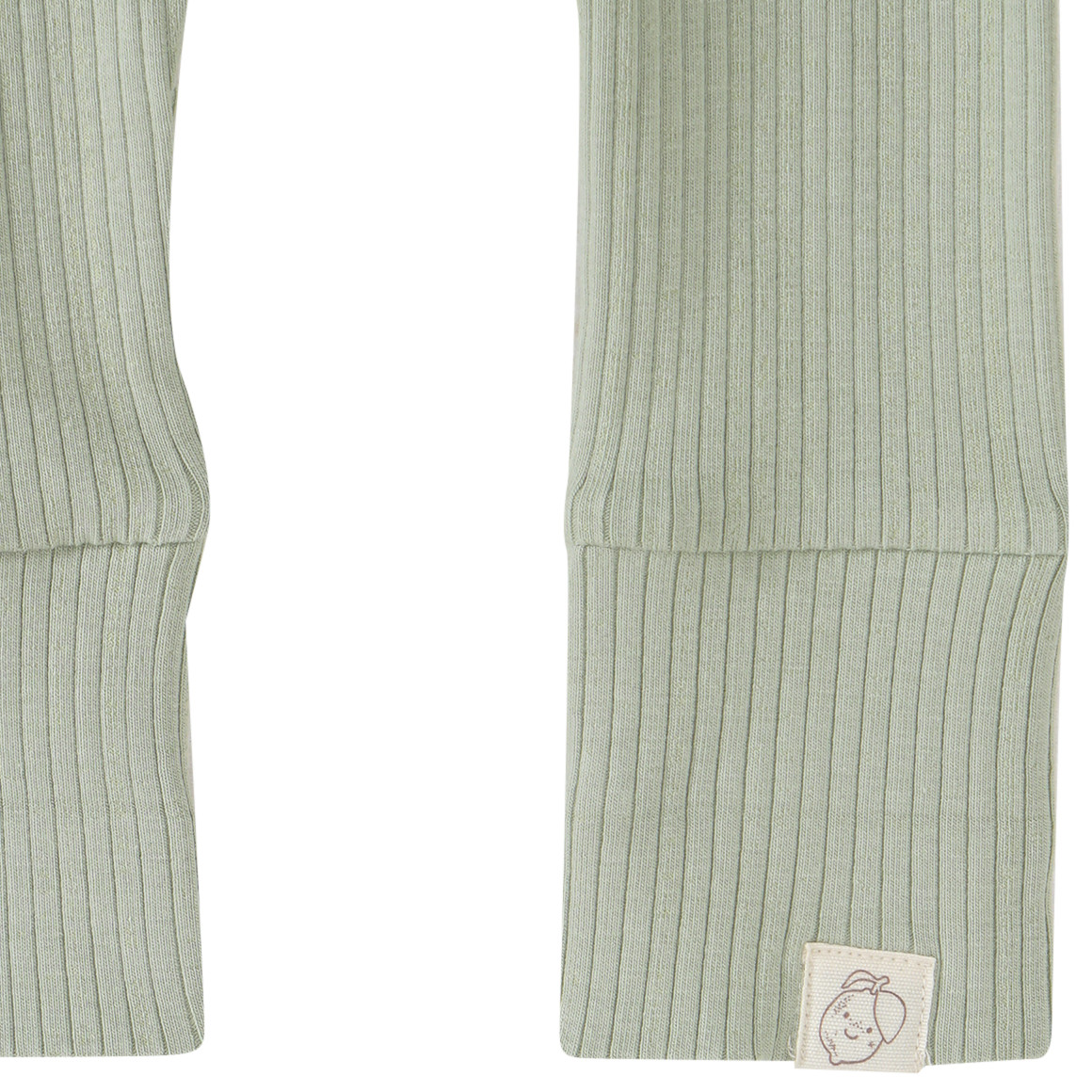 Topomini Pure Collection Newborn Leggings mit Rippstruktur oliv