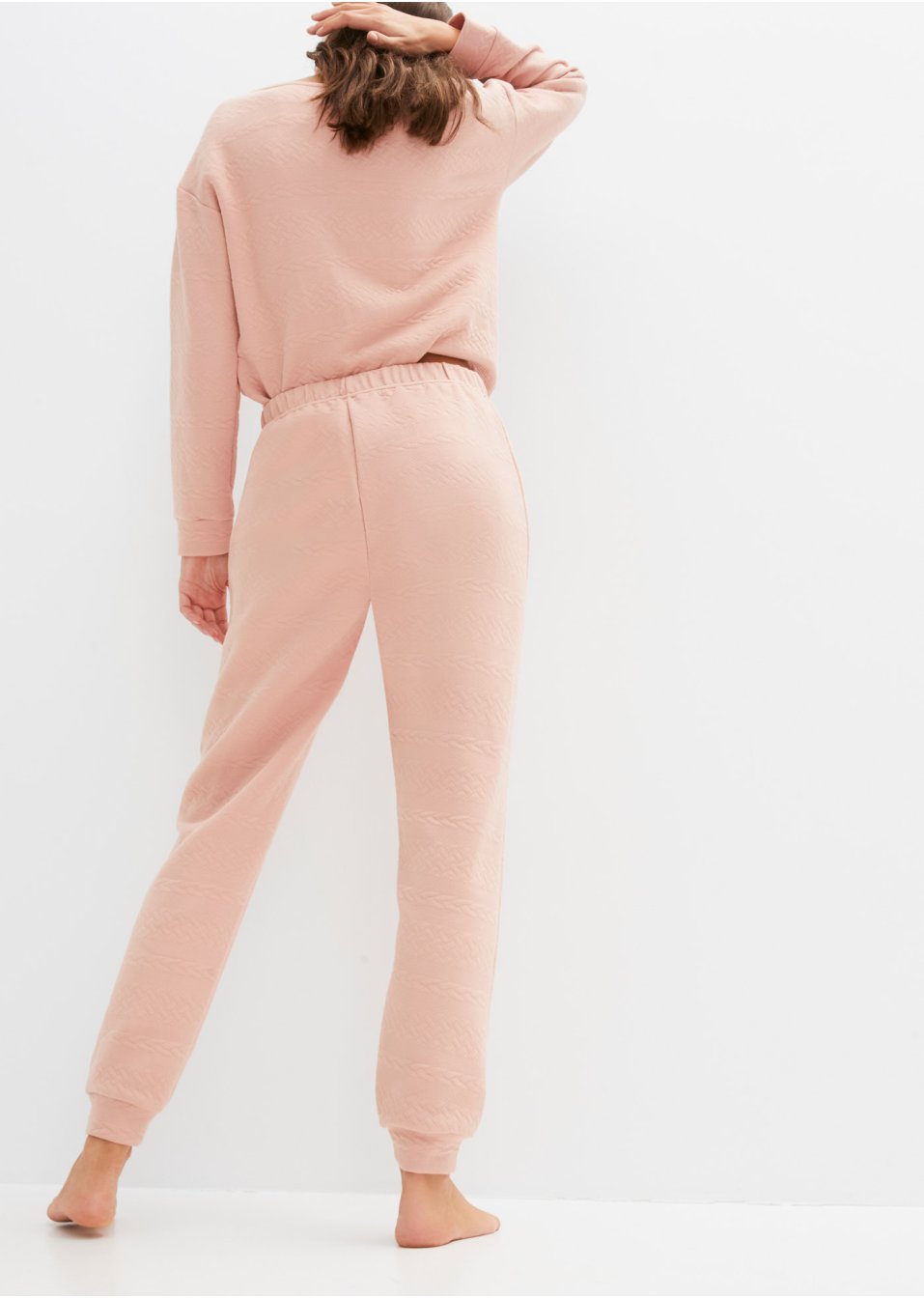Pantalon thermo aspect maille