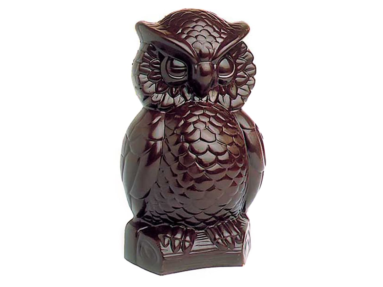 Moule chocolat double - hibou 17 cm