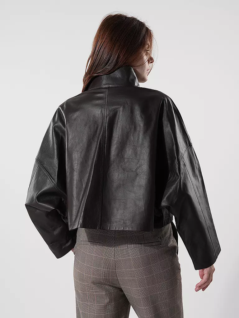 DRYKORN Lederjacke ELSTOW braun