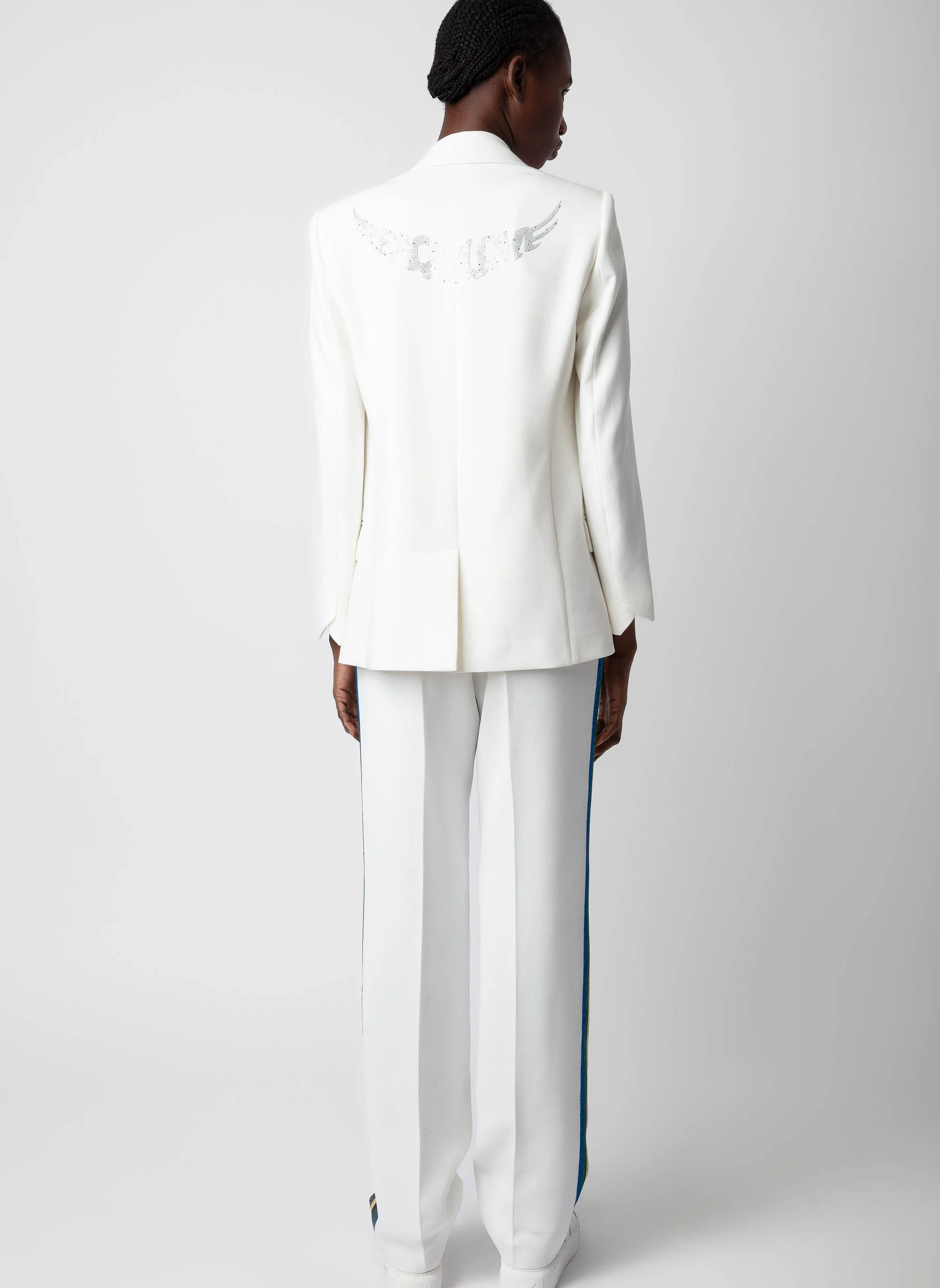 POMY - Pantalon droit| Blanc