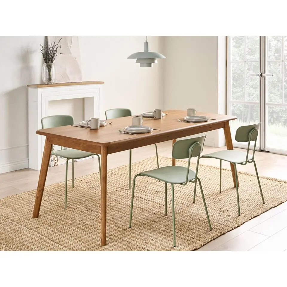 KEHO - Eettafel - Donker eikenhout - 200 x 90 cm - MDF
