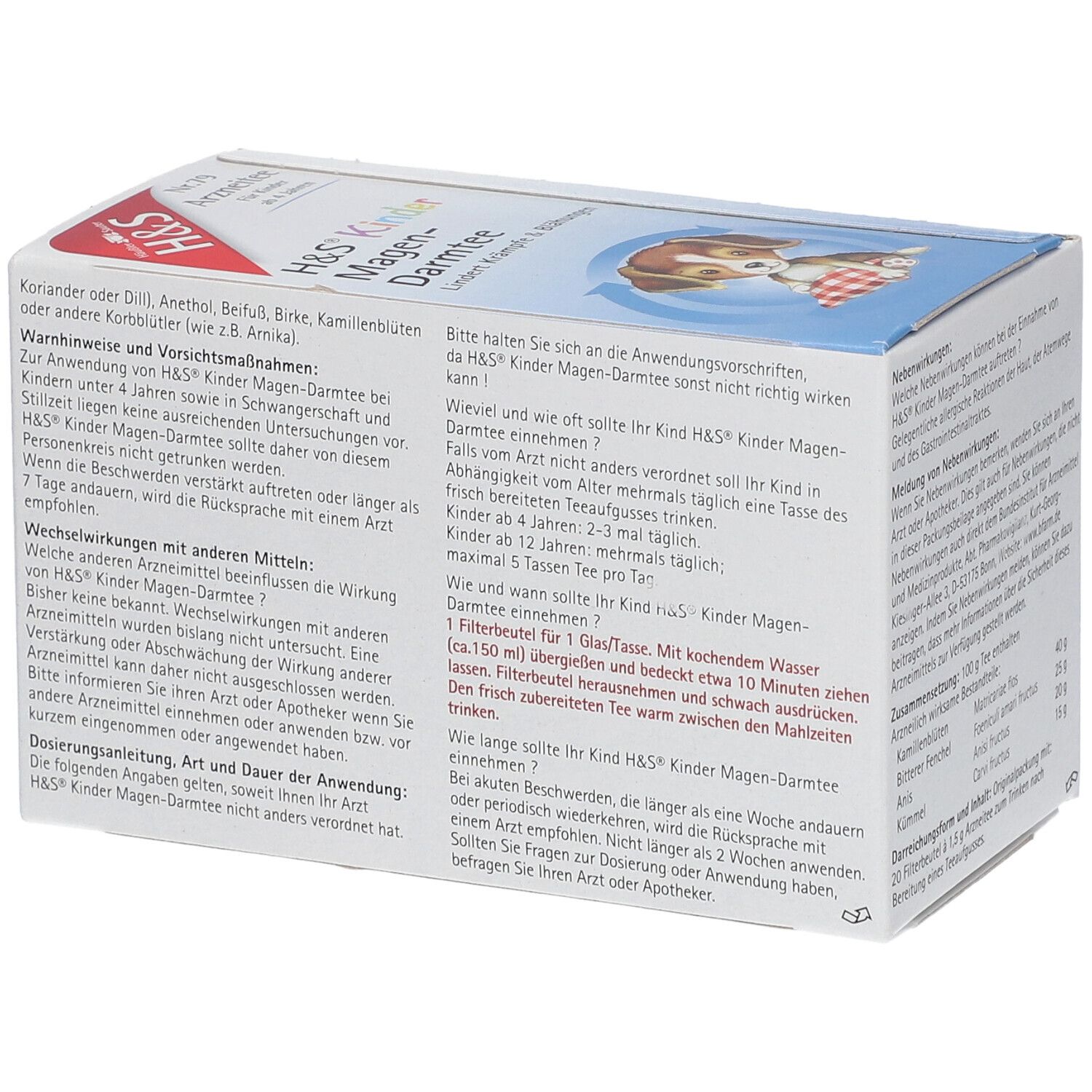 H&S® Kinder Magen-Darmtee