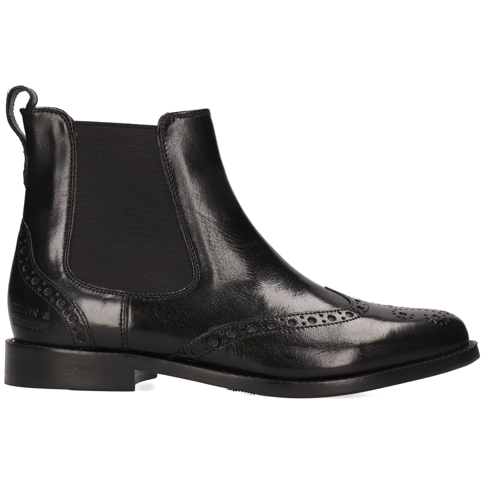 SELINA 29 - Bottines à talon plat | Noir