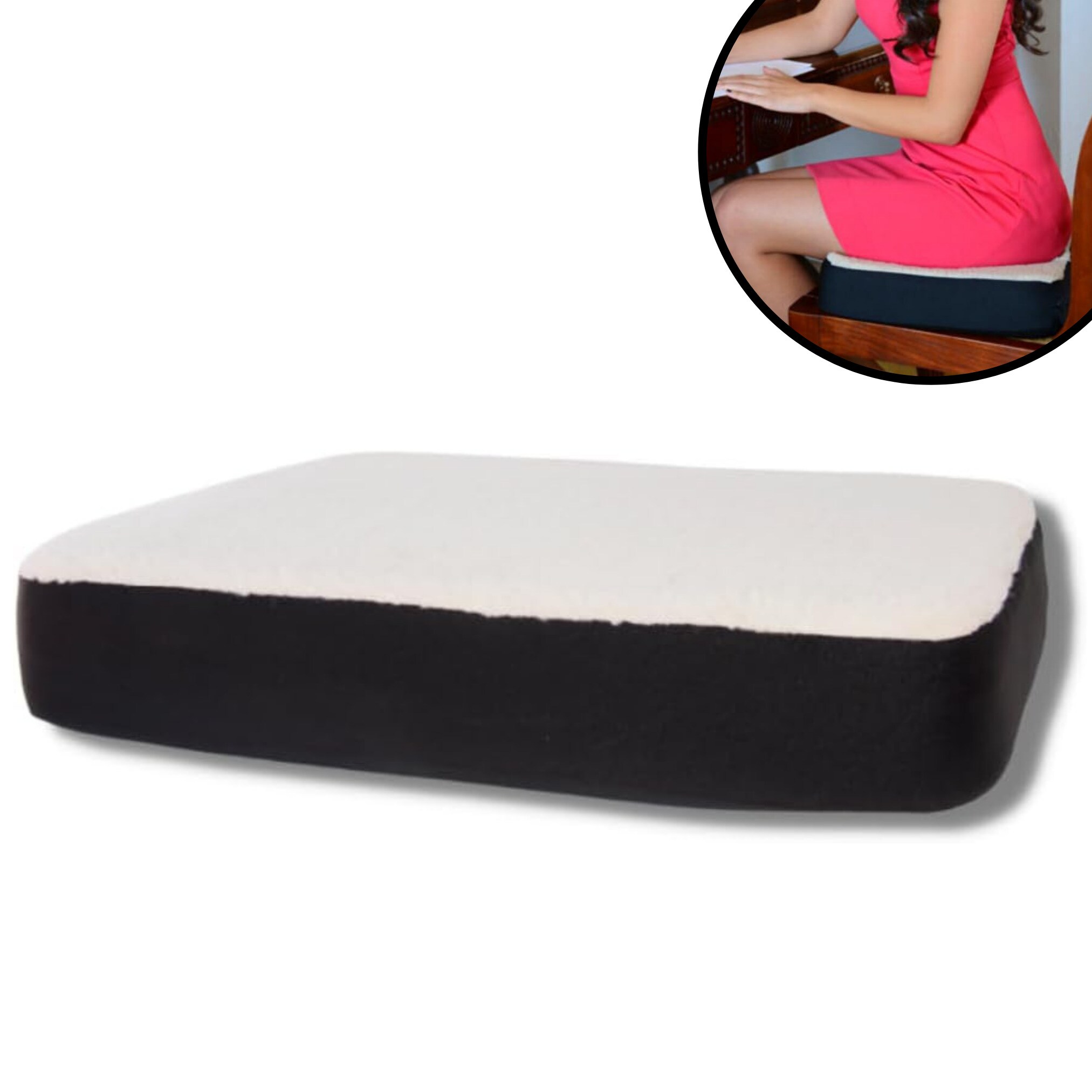 Best Direct® Sitzkissen, Gelkissen zum sitzen, Autositzkissen, Sitzerhöhung Dualuxe