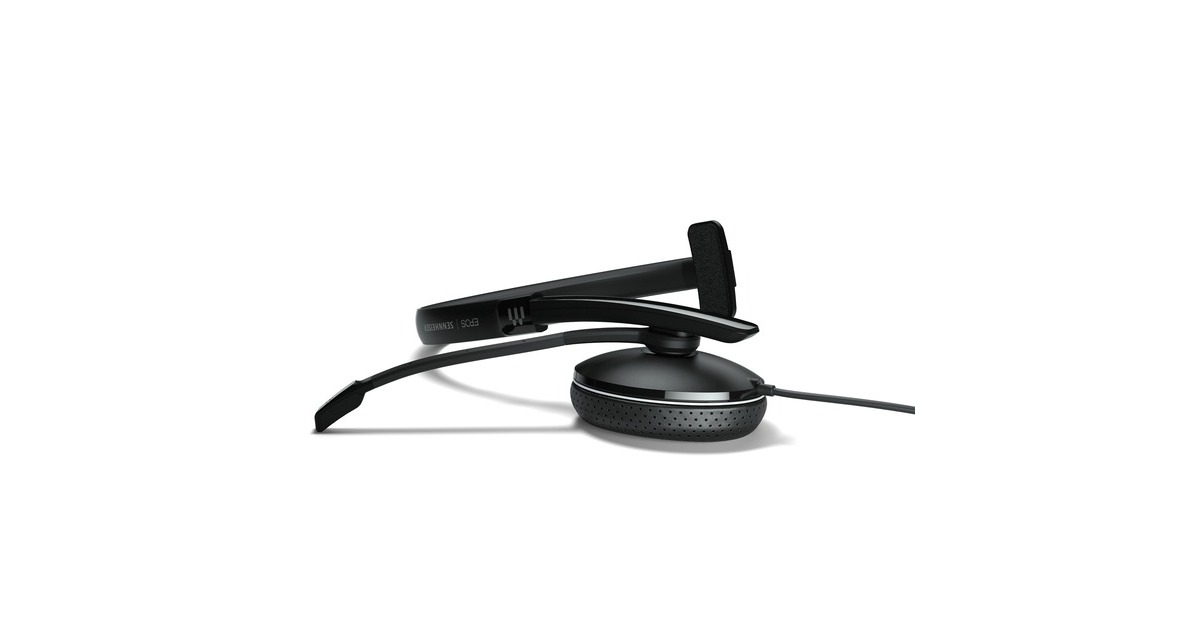 EPOSADAPT 135T USB II on-ear headset  (Zwart)