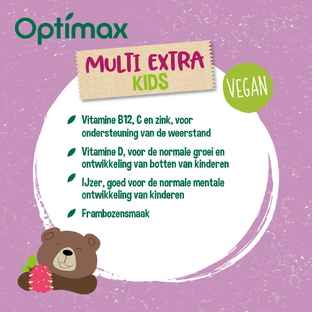 Optimax Multivitamine Kids Extra Kauwtabletten 180ST