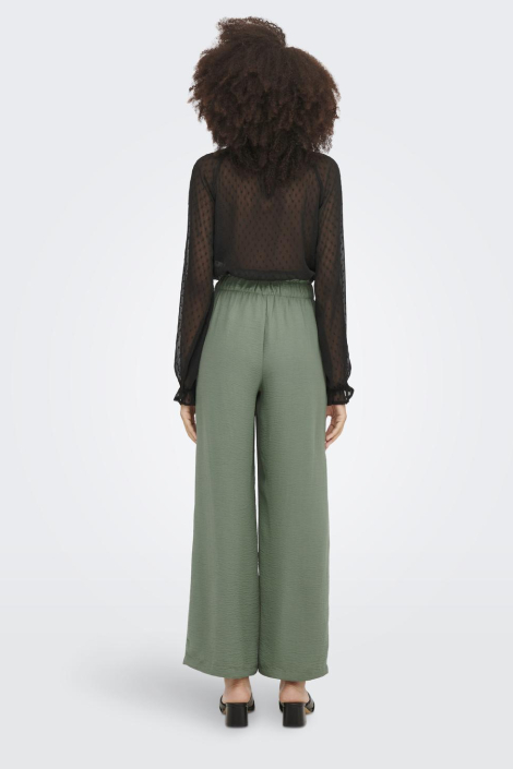 Jacqueline de Yong groene dames broek