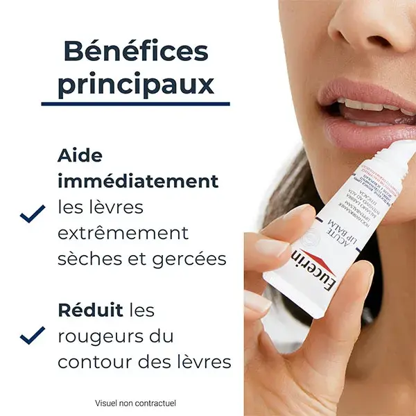 Bálsamo Labial Eucerin Acute Intensive Calmante para Lábios Rachados 10ml