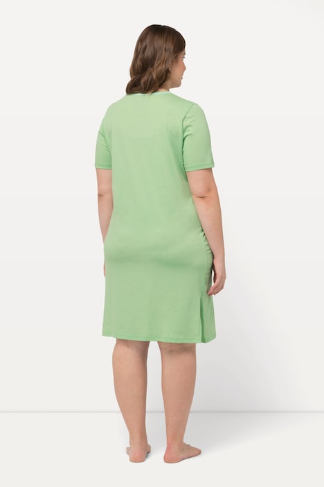 Bigshirts, 2er-Pack, Wellen, Tunika-/V-Ausschnitt, Halbarm