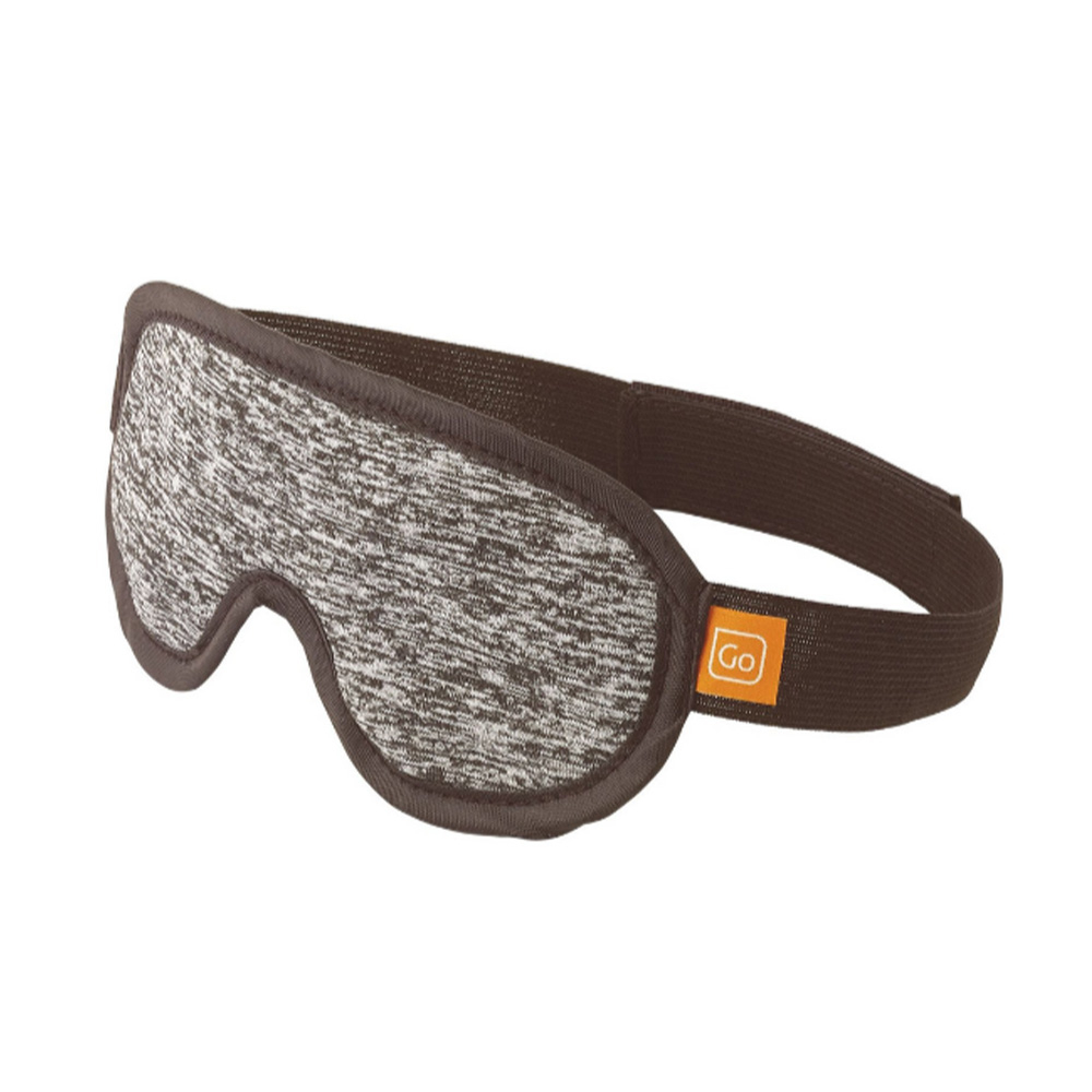 Sleepy ZZZs Elastische Augenmaske Licht Blockierende Schlafmaske (732.101) - Orange / Grau