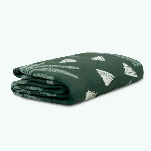 Matira - Serviette microfibre rectangulaire vert