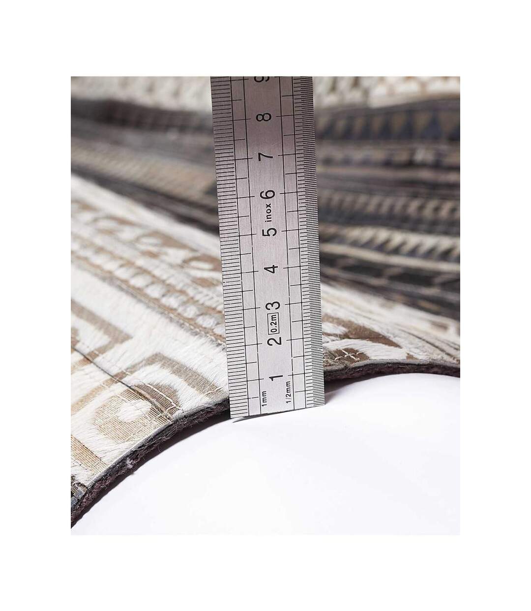 Tapis kilim ZAIRA en peau de bête Fait main Care&Fair