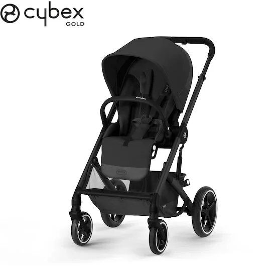 Poussette Balios S Lux   Châssis Black - Moon Black        de               CYBEX