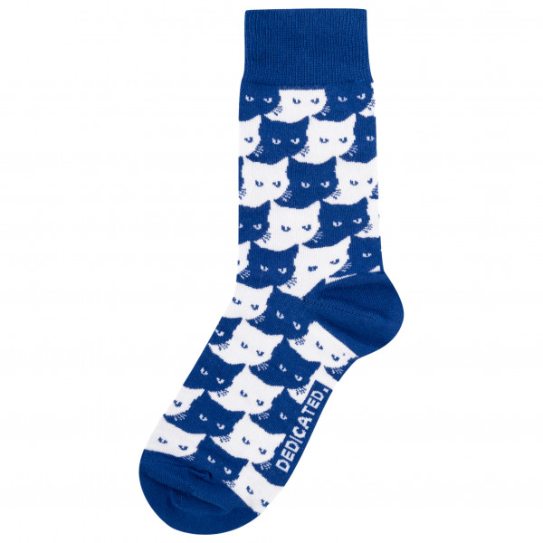 DEDICATED - Socks Sigtuna Pepita Cats - Chaussettes multifonctions