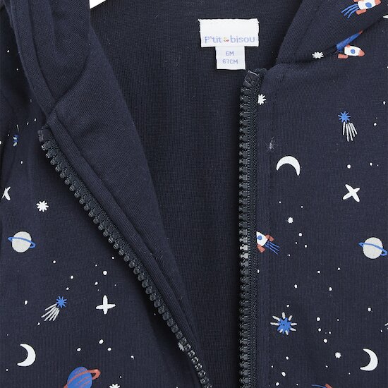 Mr Constellation Veste à capuche   Print Univers        de               P'tit bisou