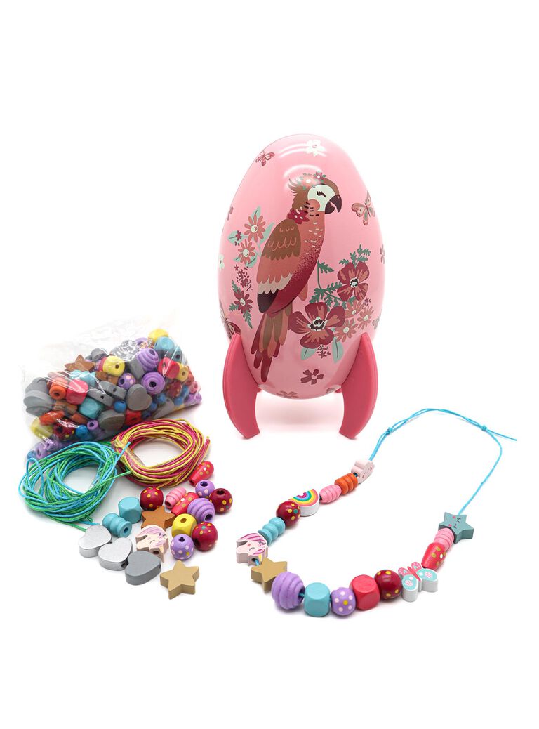 Oeuf Surprise Perles en Bois