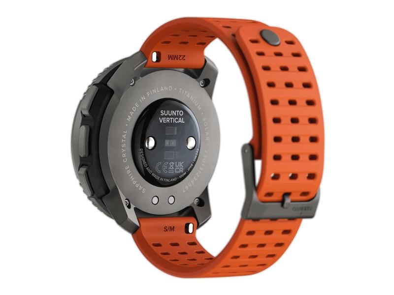 SUUNTO Sportuhr Vertical Titanium Solar Canyon Abenteuer-Uhr für Outdoor-Expeditionen mit Solarladung