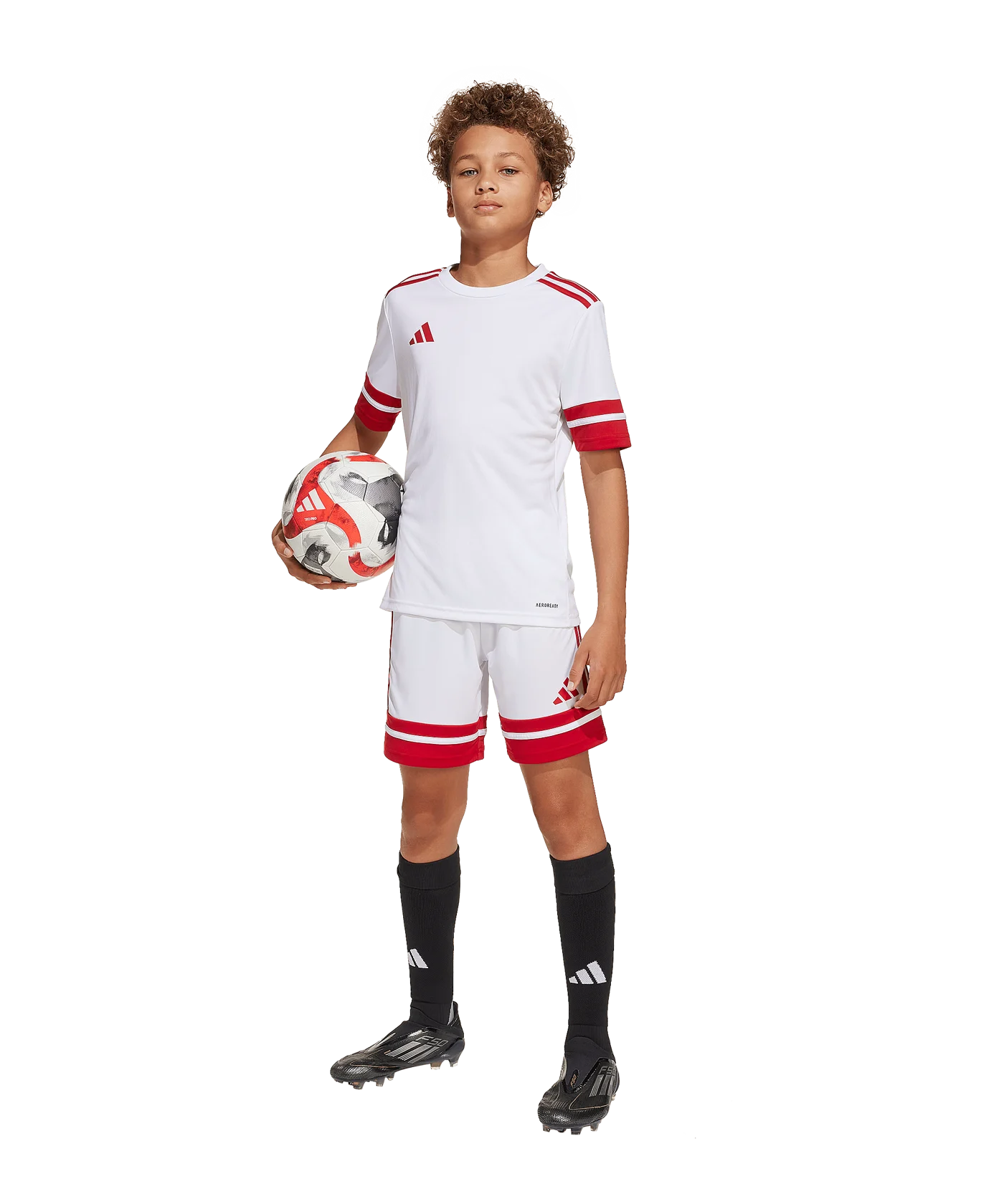 adidas Squadra 25 Trikot Kids Weiss