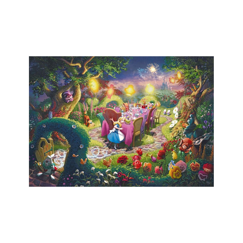 Puzzle Disney Kinkade - Tea Party du Chapelier Fou - 6000 pièces