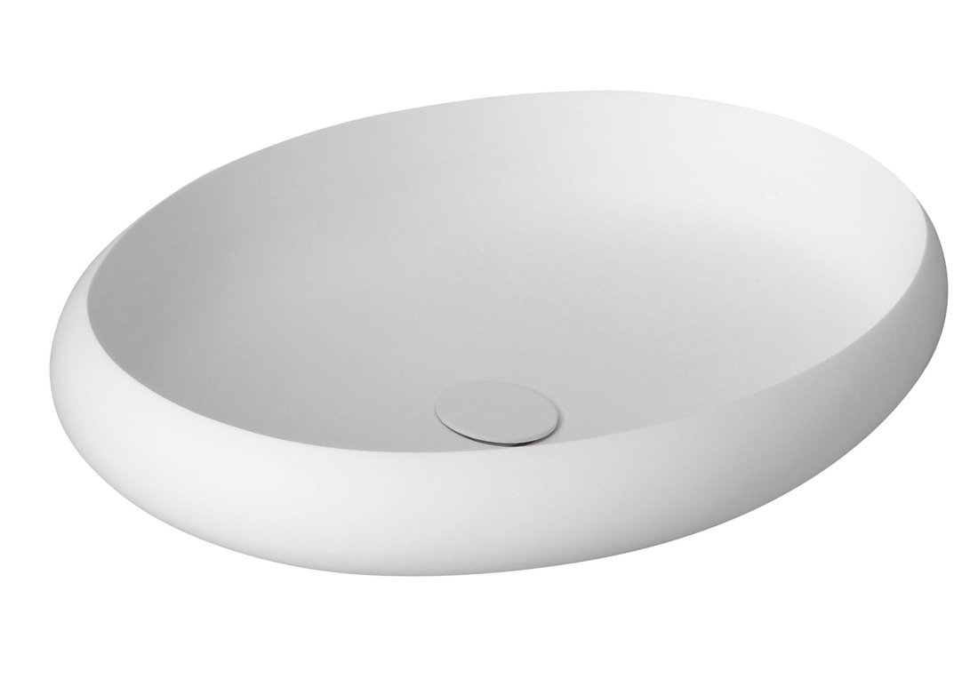 Sapho Thin waskom solid surface 60x40cm wit
