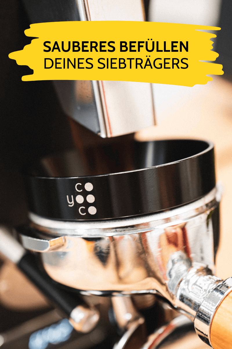 Coyooco Dosierring Siebträger 53mm schwarz mit Magneten