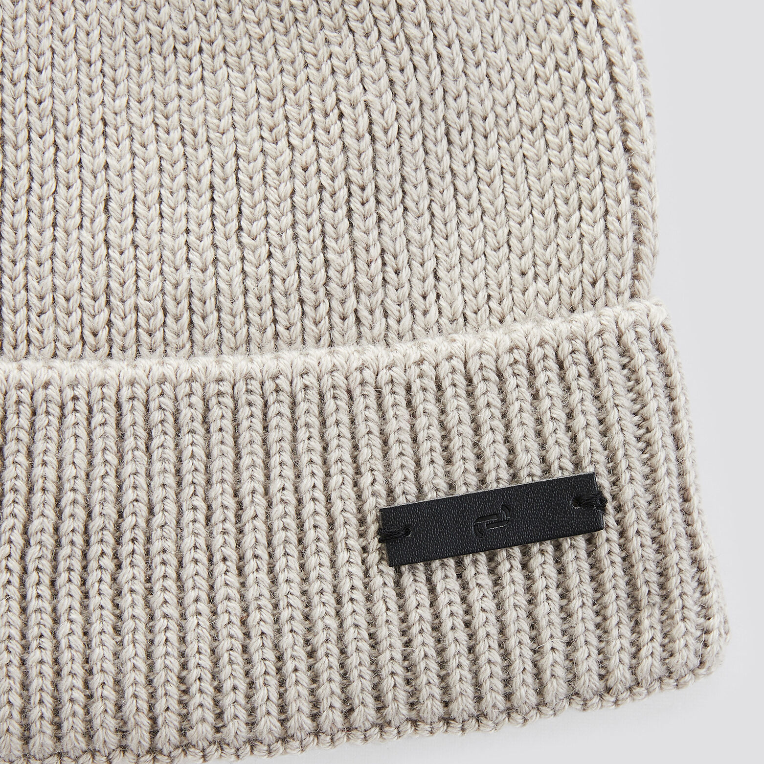 Bonnet en maille Beige
