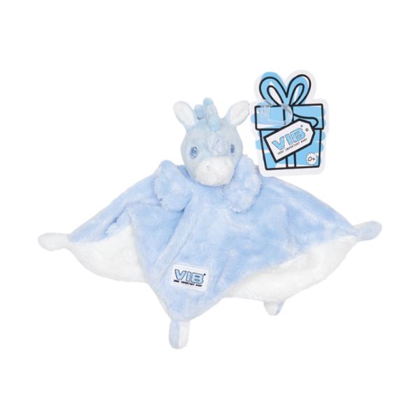 VIB Knuffeldoekje Unicorn Blauw