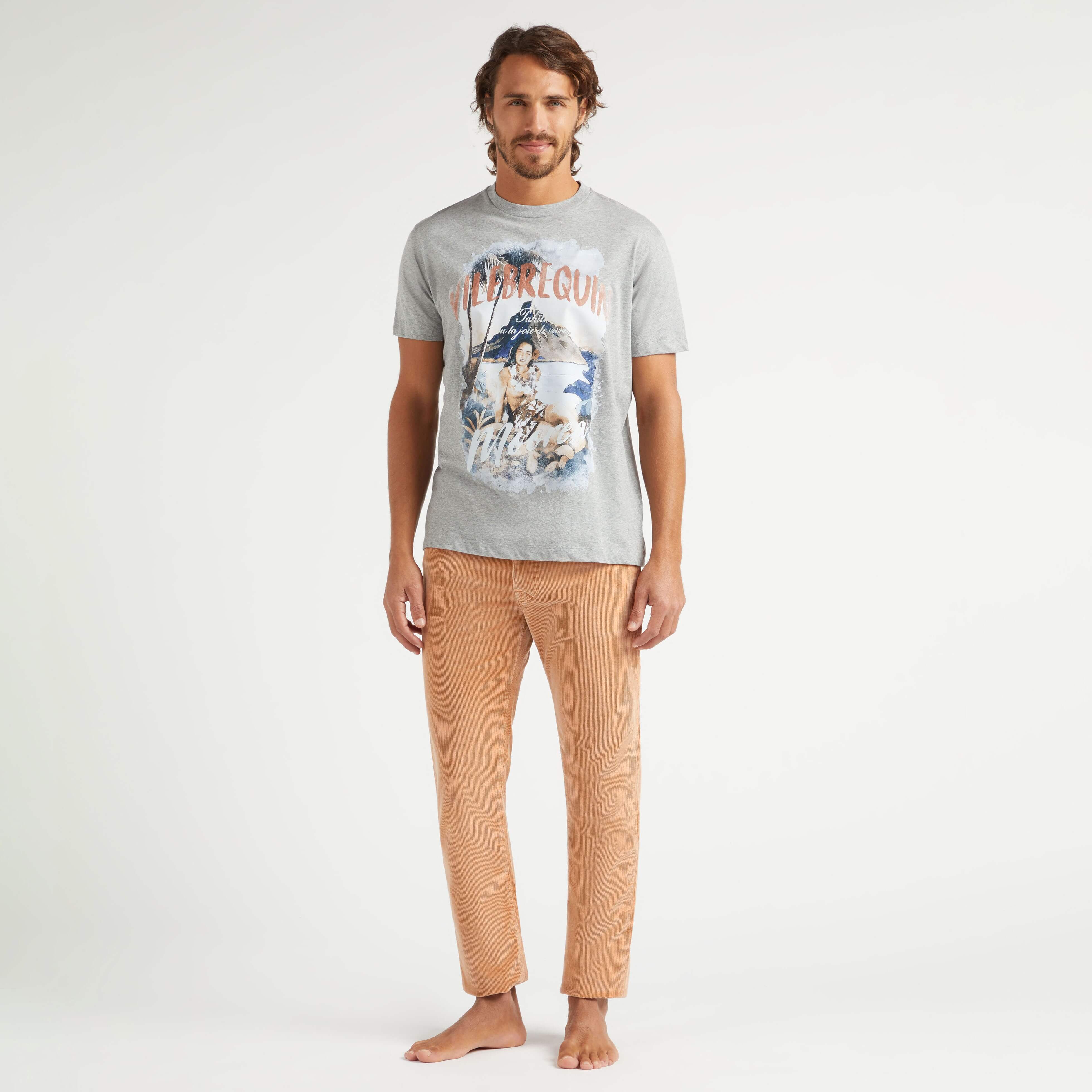 T-shirt en Coton Homme VBQ Moorea
