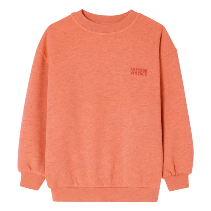 American Vintage Sweat Doven | Orange fluo
