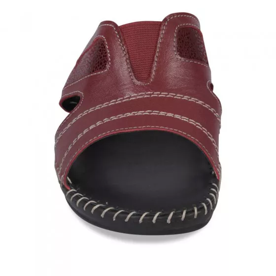 Mules ROUGE NEOSOFT RELAX CUIR