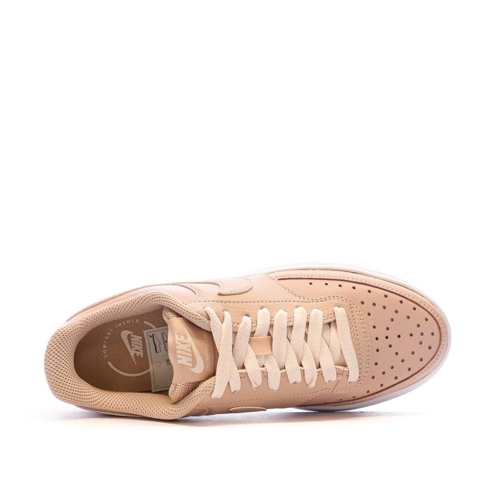 Nike Baskets Rose Femme Nike Nike Court Vision Alta