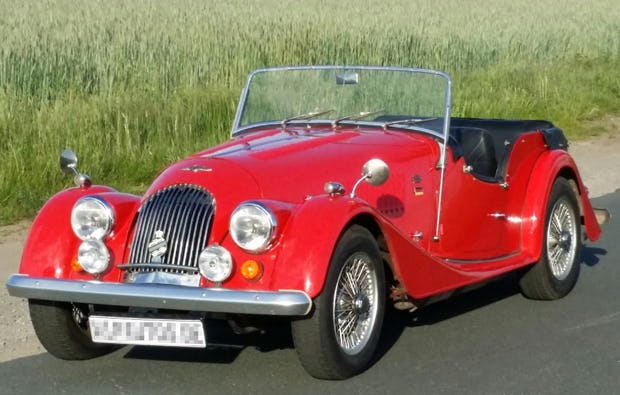 Oldtimer fahren in Hannover im Morgan 4/4