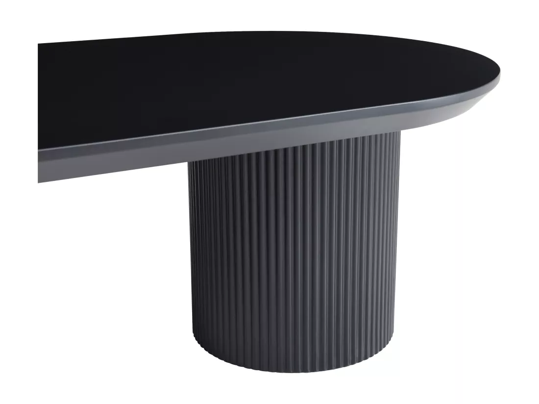 Table basse en MDF - Noir - LORIMILA