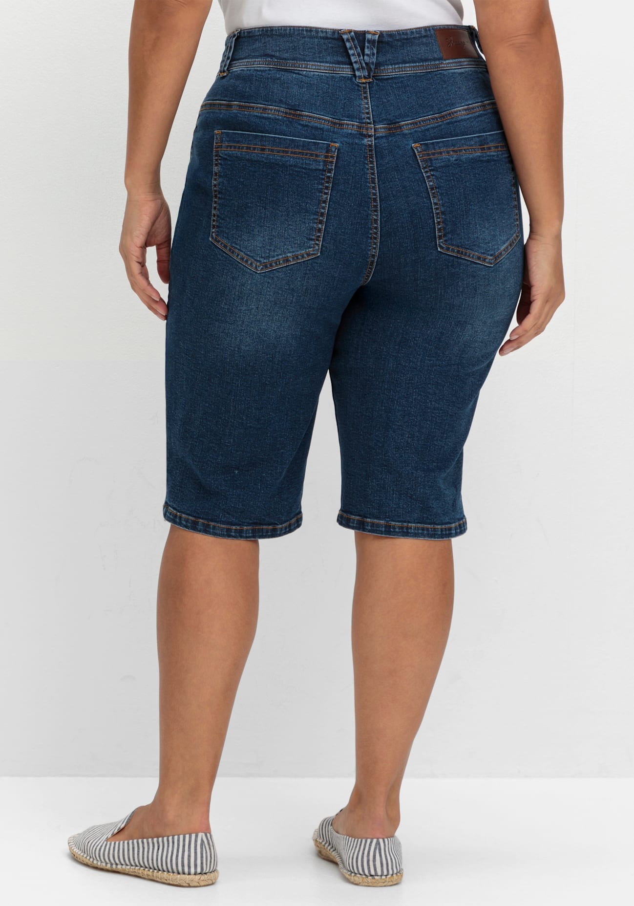 Sheego Jeansbermudas 1 Stk. tlg.