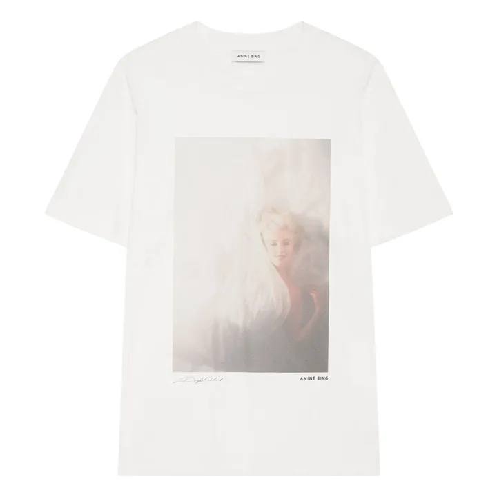 Anine Bing T-shirt Lili AB x MM x DK Coton Bio | Ivoire