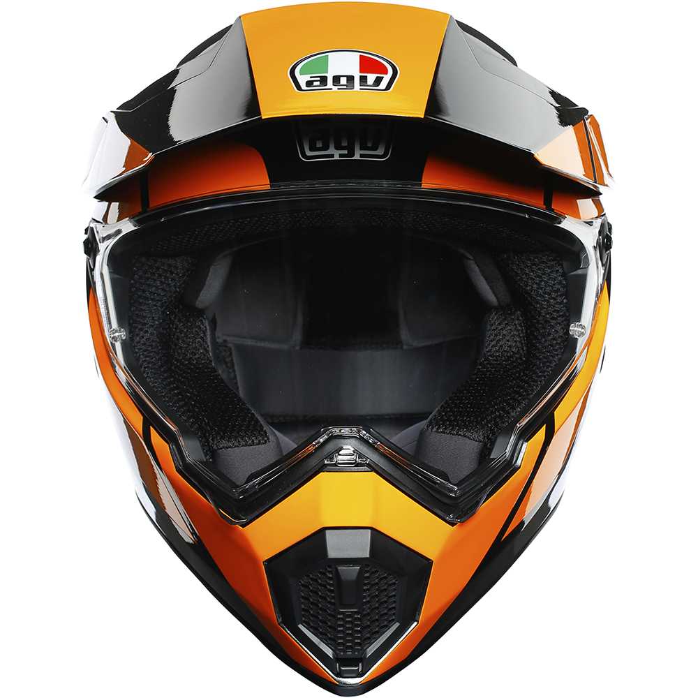 AGV - Casque AX9 Trail Orange / Noir