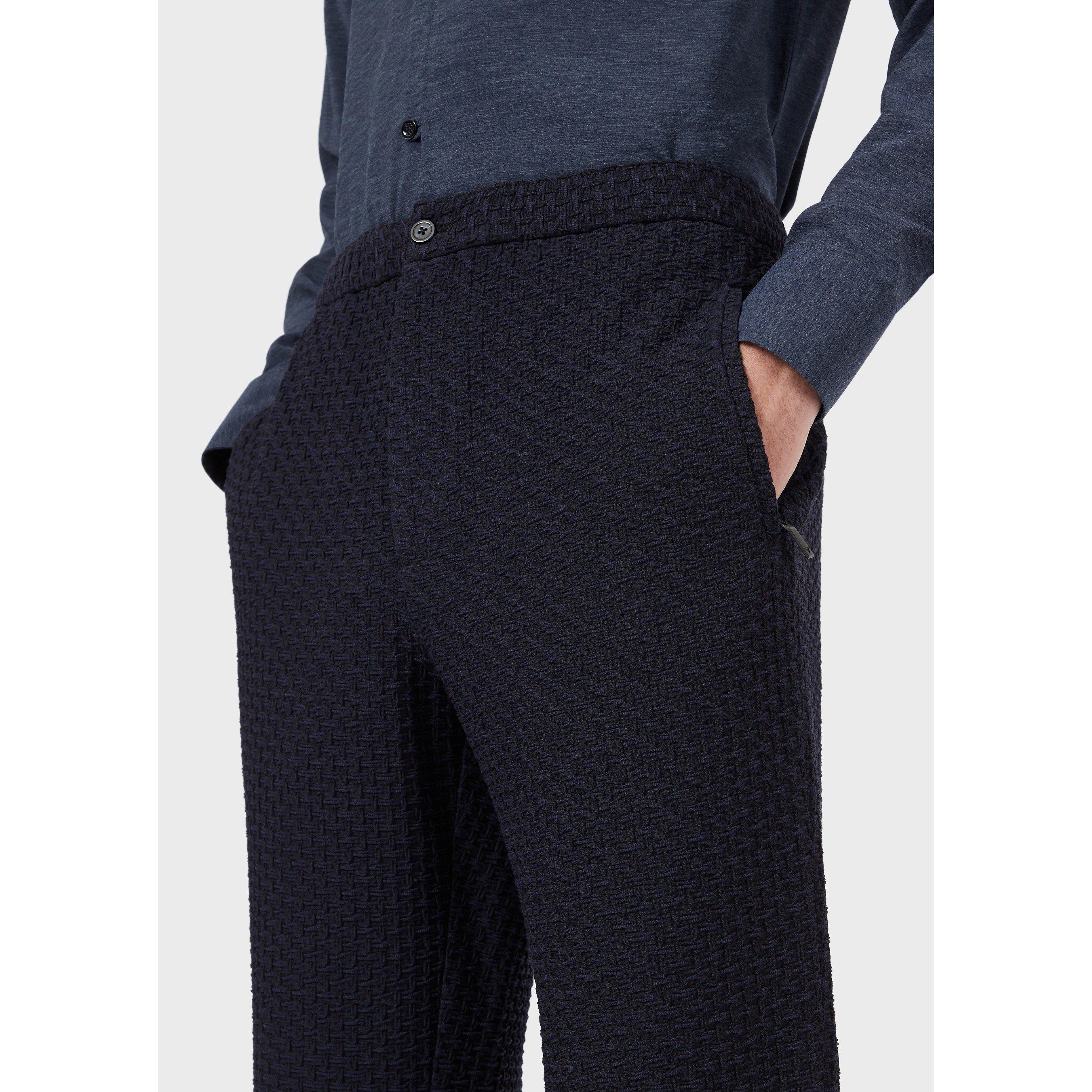 Emporio Armani Straight Leg Trousers