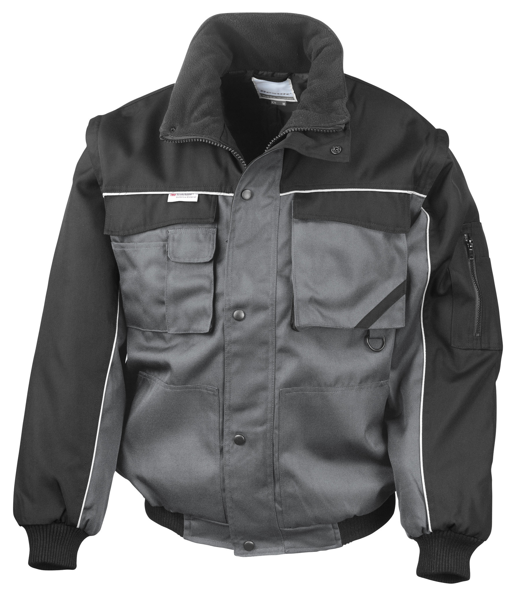 Result Work-Guard RE71A - Veste Pilote Résistante à Manches Amovibles
