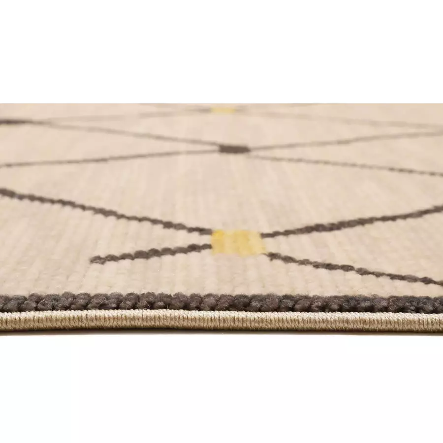 Wecon home Kurzflorteppich Marché Bonsecours beige