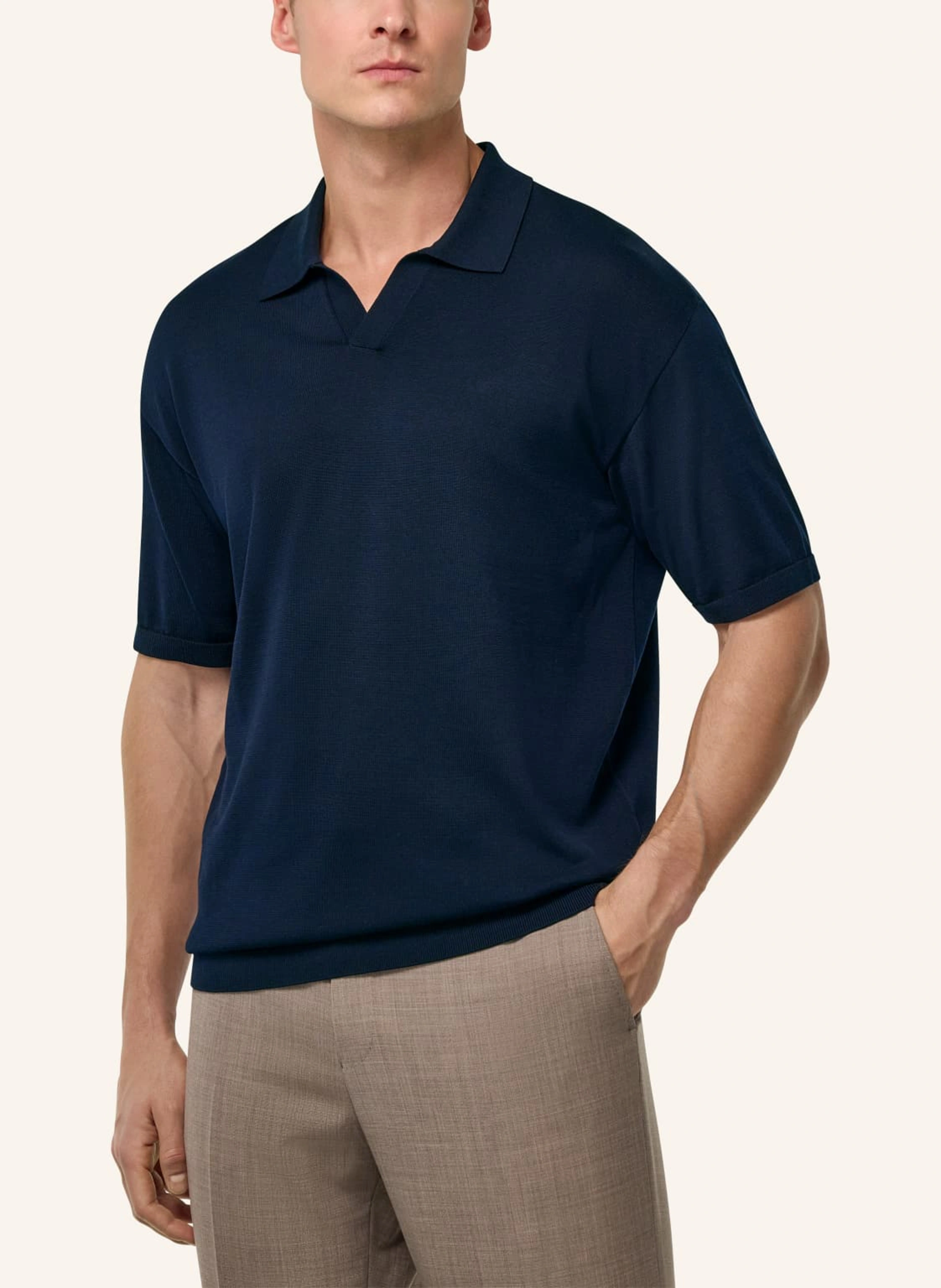 BOGGI MILANO Strick-Poloshirt