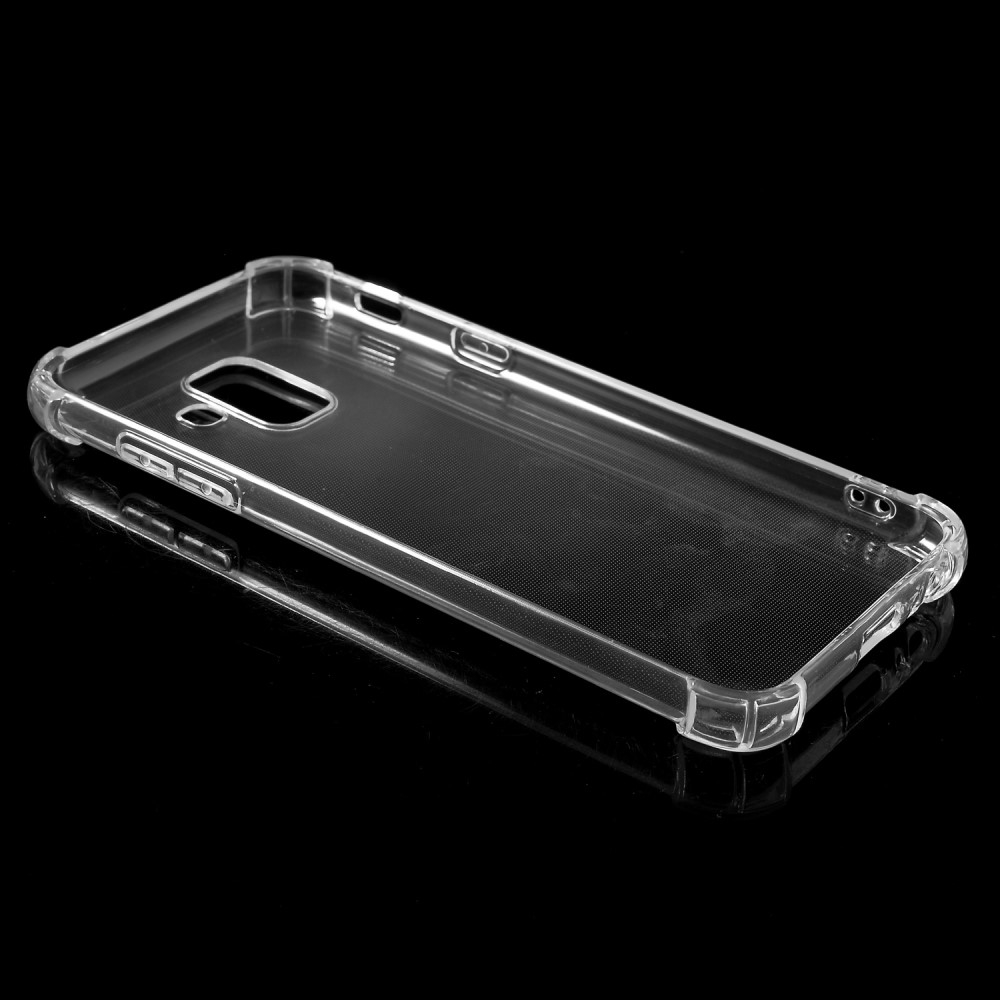 Samsung Galaxy A6 (2018) Gummi Case Hülle Air Cushion Fallschutz - Transparent